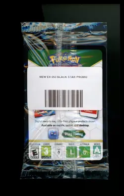#2 Mew ex 053 Black Star Promo 151 UPC SVP SEALED Promo Pokemon Card TCG - Image 2