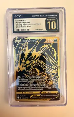 Pokemon TCG Eternatus V Shining Fates SV121/SV122 Holo Card Pristine CGC 10 - Image 1