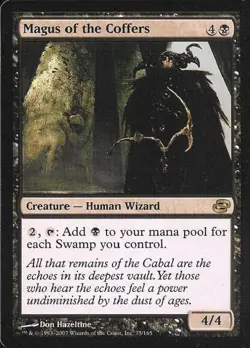 MTG English Magus of the Coffers NM Normal Planar Chaos - Image 1