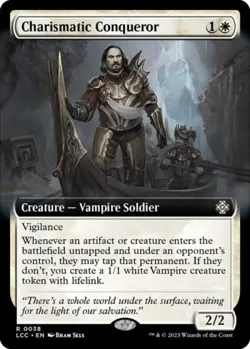 MTG English Charismatic Conqueror (Extended Art) NM Normal - Image 1
