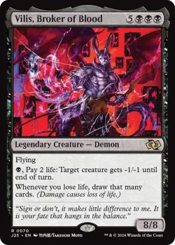 Vilis, Broker of Blood (Anime) Foundations Jumpstart NM MTG Non-Foil - Image 1