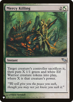 Mercy Killing #231 | Near Mint | The List Magic MTG - Image 1