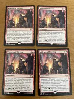 (Regular) x4 Widespread Thieving (SNC) New Capenna MtG - Image 1