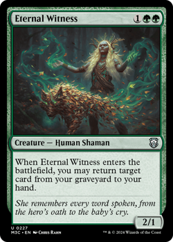 Eternal Witness #227 | Near Mint | Modern Horizons 3 Commander Magic MTG - Image 1