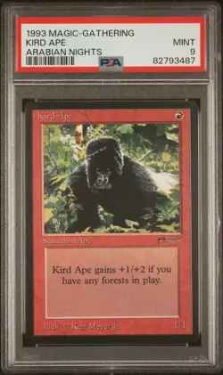 Kird Ape - Arabian Nights - MTG - Mint - PSA 9. More MTG in Store - Image 1