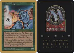 4x Ghazban Ogre - Svend Geertsen - 1997 ~ Heavily Played World Championship D MT - Image 1