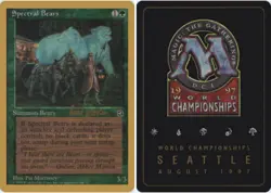 4x Spectral Bears - Svend Geertsen - 1997 ~ Moderately Played World Championship - Image 1