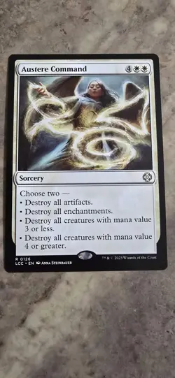 Austere Command Commander: the Lost Caverns of Ixalan Regular Sorcery Rare MTG - Image 1