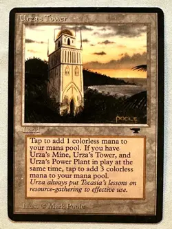 Urza's Tower (Shore) - Magic the Gathering MTG Antiquities - NM - Free Shipping - Image 1