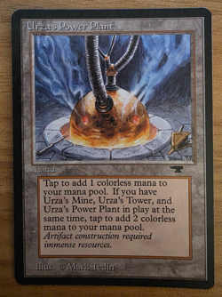 MTG - Urza's Power Plant - VINTAGE, ANTIQUITIES, MINT circa 1994 - Image 1
