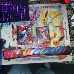 POKEMON CHARIZARD X UPC EXCLUSIVE PLAYMAT, DECK BOX + SLEEVES *FREE SHIPPING* - Image 1