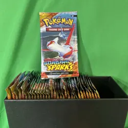 Pokemon Scarlet & Violet Surging Sparks Factory Sealed 36 Booster Pack lot - Image 1