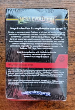 Pokemon TCG MEGA EVOLUTION Booster Bundle Sealed 6 Packs 171970 - Image 3