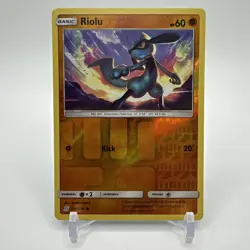 Riolu 116/236 Pokemon Sun & Moon 2019 Unified Minds Unlimited Reverse Holo NM - Image 1