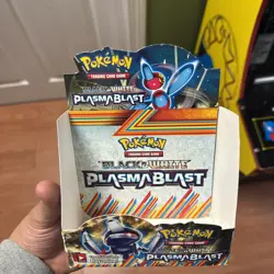 Black & White Plasma Blast Pokemon EMPTY Booster Box - Image 1