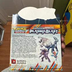 Black & White Plasma Blast Pokemon EMPTY Booster Box - Image 3