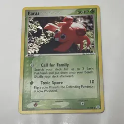 Paras - 72/112 - Common - Reverse Holo LP, English Pokemon EX FireRed & LeafGree - Image 1