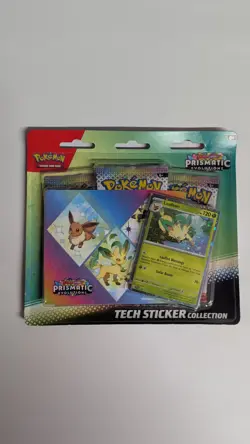 Pokemon Prismatic Evolutions Tech Sticker Collection - Leafeon - Image 2