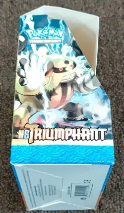 Pokemon HS Triumphant EMPTY Booster Pack Box - Image 4