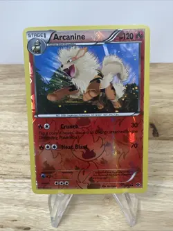2012 Pokemon Black & White Next Destinies Arcanine Reverse Holo #13 - Image 1