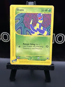 Ekans 108/165 Common Expedition Pokemon TCG 2002 MP - Image 2