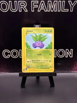 Oddish - Expedition 122/165 - 2002 WOTC - Pokemon TCG - E Reader - LP - Image 1
