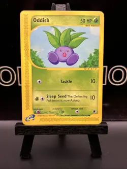 Oddish - Expedition 122/165 - 2002 WOTC - Pokemon TCG - E Reader - LP - Image 2