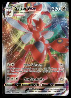 Scizor VMAX 119/189 SWSH03: Darkness Ablaze LP-NM Pokemon TCG - Image 1