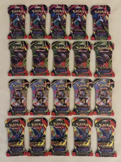 Pokemon - Mega Evolution - Phantasmal Flames Sleeved Booster Pack LOT x20 SEALED - Image 1