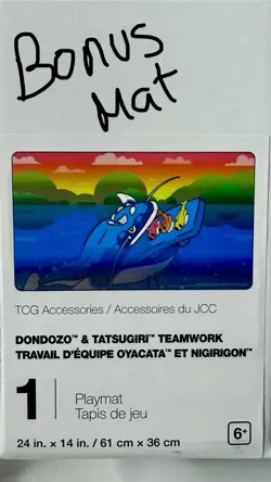 Pokemon Mega Charizard UPC Playmat Phantasmal Flames PLUS BONUS PLAYMAT - Image 2