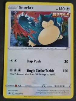 Snorlax SWSH119 Pokemon TCG SWSH: Black Star Promo VLP - Image 1