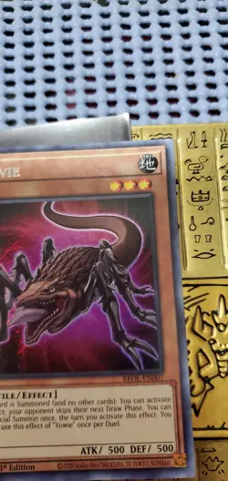 Yugioh! Yowie BROL-EN007 Secret Rare 1st Edition NM - Image 3