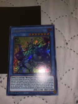 YuGiOh! Illusion of Chaos BACH-EN034 Secret Rare 1st Edition NM - Image 3
