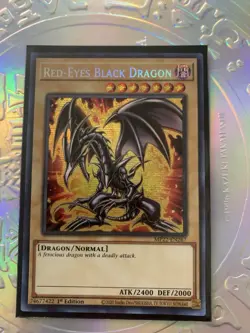 YuGiOh! Red-Eyes Black Dragon MP22-EN267 Prismatic Secret Rare 1st Edition NM - Image 1