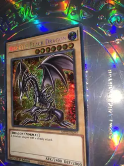 YuGiOh! Red-Eyes Black Dragon MP22-EN267 Prismatic Secret Rare 1st Edition NM - Image 3