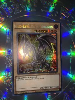 YuGiOh! Red-Eyes Black Dragon MP22-EN267 Prismatic Secret Rare 1st Edition NM - Image 4