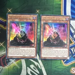 Yugioh! The Black Stone of Legend LDK2-ENJ05 Ultra Rare x2 Unlimited NM - Image 1