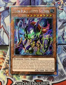 *** TOON BLACK LUSTER SOLDIER *** PLATINUM SECRET RARE RA03-EN272 YUGIOH! - Image 1