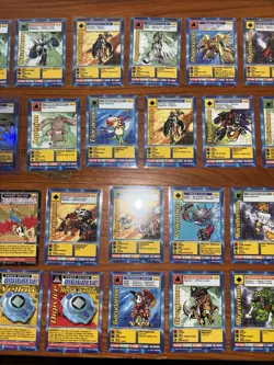 Lot of 98 Bandai Digimon Trading Cards (1999-2001) Good Condition - Image 4