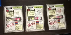 1987 Pokemon Carddass Card Vaporeon Jolteon Flareon Set Bandai Pocket Monsters - Image 2