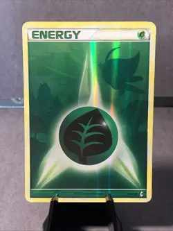 Pokemon TCG Grass Energy #88/95 Pokemon Call of Legends Reverse Holo Card LP/MP - Image 1