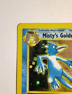 LP - Misty's Golduck 12/132 Gym Challenge Rare Holo Pokemon Card - Image 3