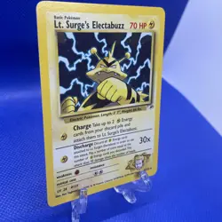 Lt. Surge's Electabuzz 6/132 Holo Rare Gym Heroes Pokemon Card - Image 2