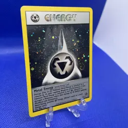 Metal Energy Neo Genesis 19/111 Rare Holo Swirl Pokemon Card TCG - Image 2
