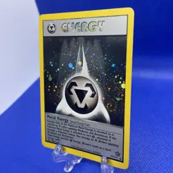 Metal Energy Neo Genesis 19/111 Rare Holo Swirl Pokemon Card TCG - Image 3