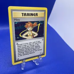 Pokemon TCG Misty Trainer 18/132 Gym Heroes Holo Rare Card - Image 2