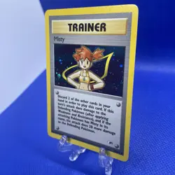Pokemon TCG Misty Trainer 18/132 Gym Heroes Holo Rare Card - Image 3
