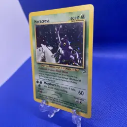 Pokemon TCG Heracross Neo Genesis Holo Card 6/111 Unlimited Rare LP - Image 3