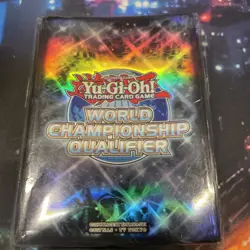 YuGiOh - Black Card Sleeves - World Championship Qualifier - 2022 - Sealed - Image 1