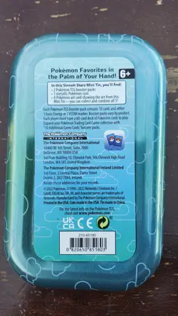 Pokemon TCG Sinnoh Stars Mini Tin Munchlax Drifloon - 2 Packs + Coin + Art Card - Image 2